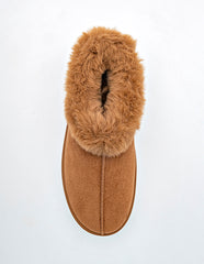 Pantufla Ary color camel para mujer cod. 130122