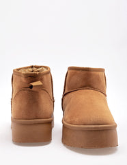 Pantufla Edith color camel para mujer cod. 130125