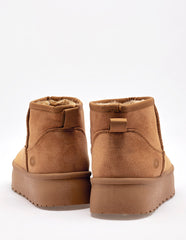 Pantufla Edith color camel para mujer cod. 130125