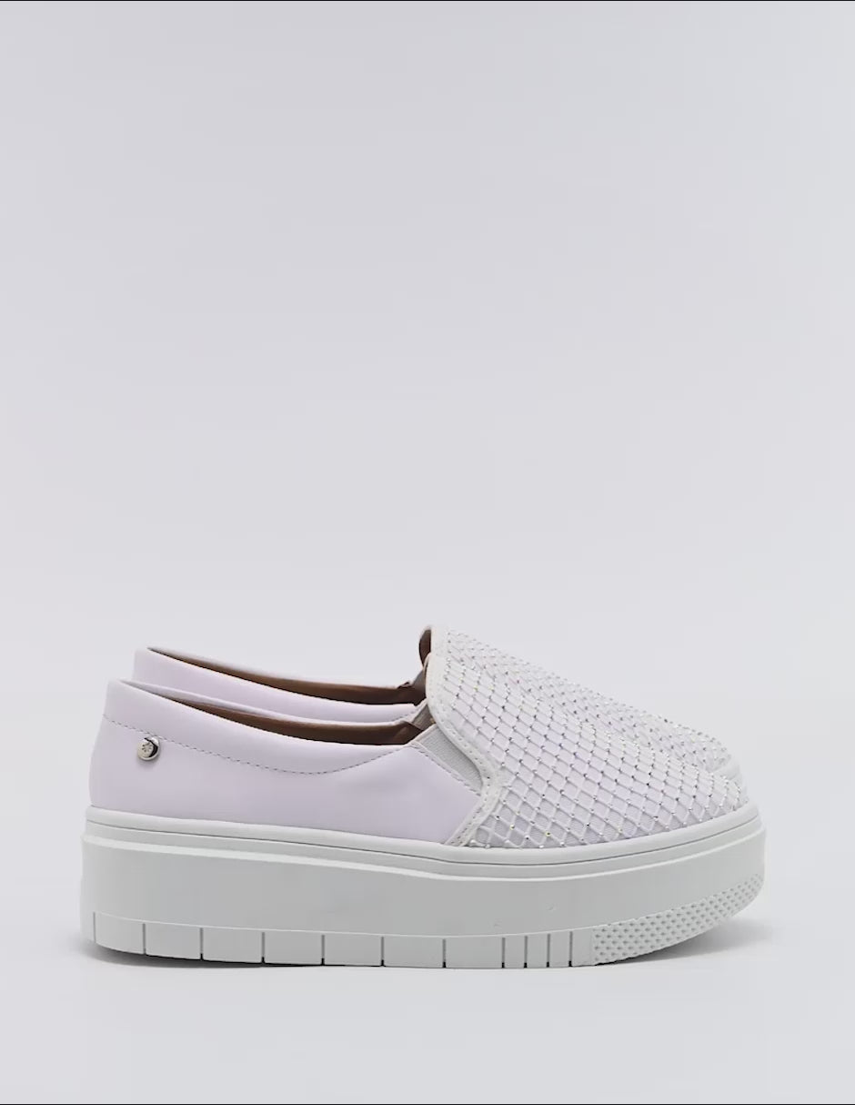 Tenis slip on suela chunky para Mujer cod. 125542